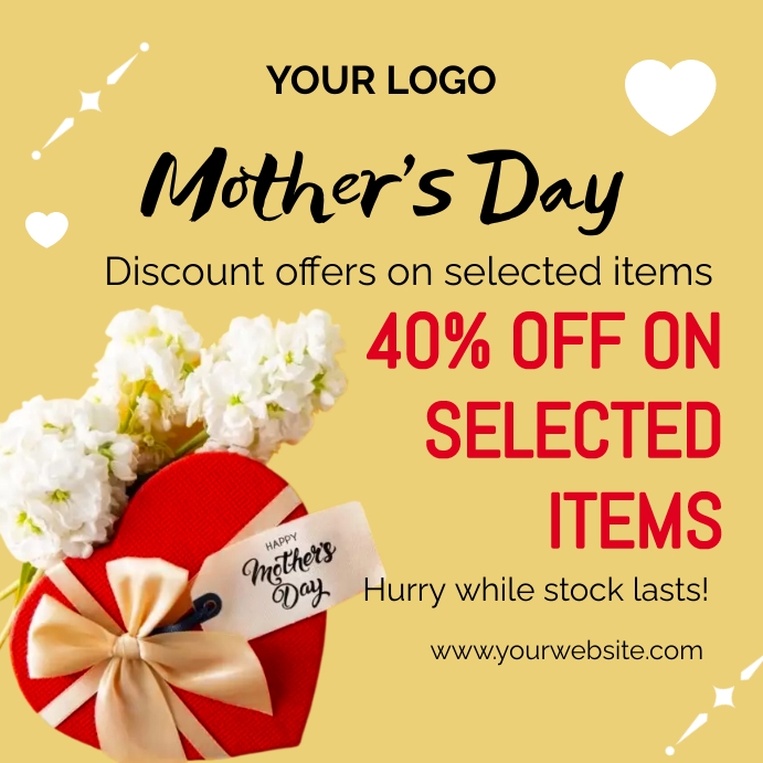 Mother's Day Sale Template PosterMyWall