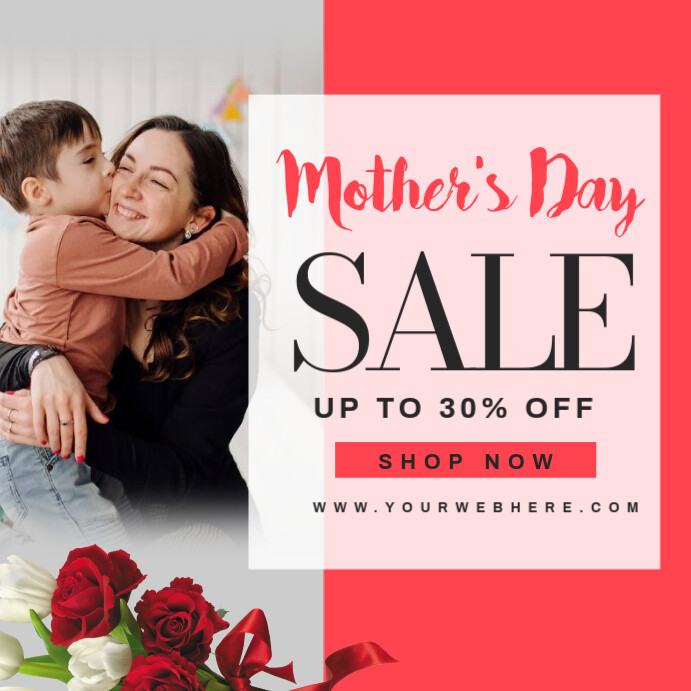 mother's day sale Instagram Post template