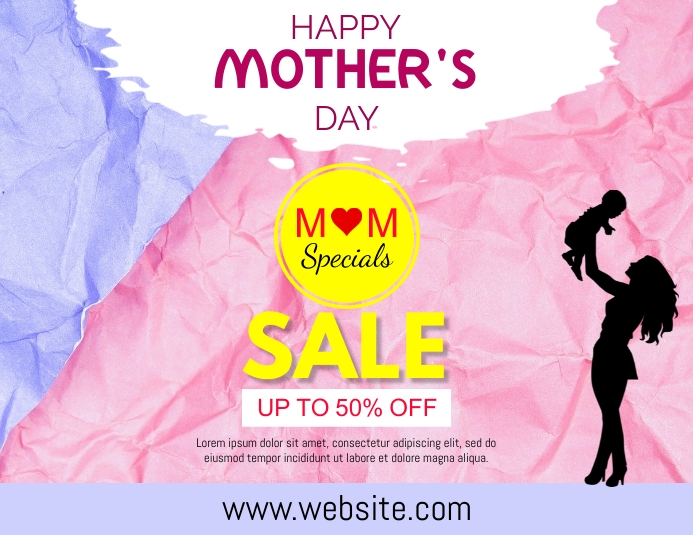 Mother's Day Sale Flyer Template PosterMyWall