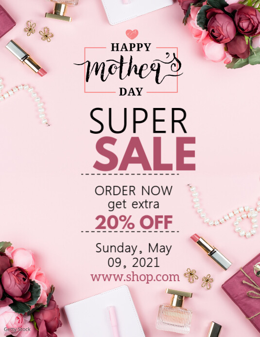 Mother's Day Sale Flyer Template PosterMyWall