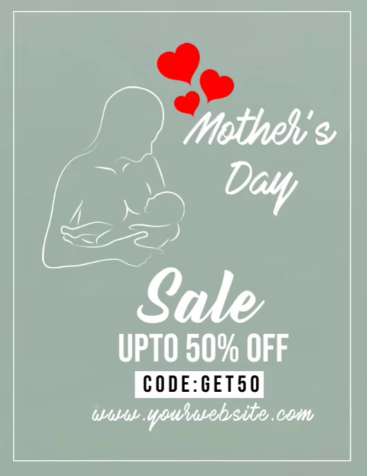 Mother's Day Sale Video Template Flyer PosterMyWall