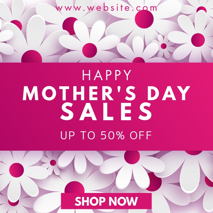 Copy of mother's day sales advertisement PosterMyWall
