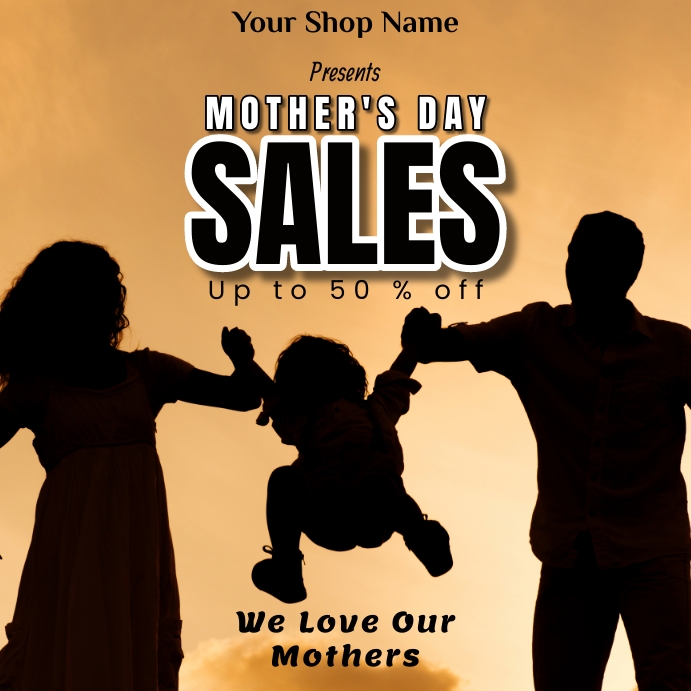 Mother's day sales template PosterMyWall