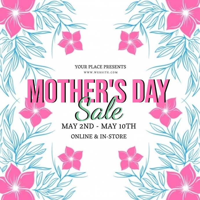 Copy of MOTHER'S DAY STORE SALE Event Flyer Template PosterMyWall