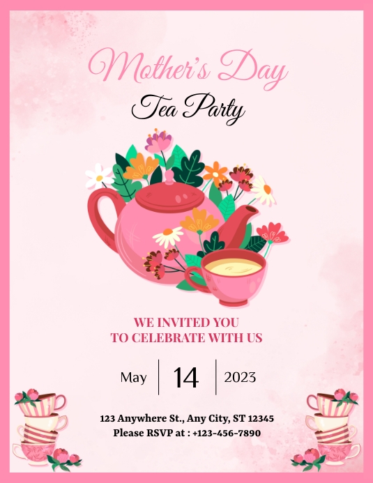 Copy of Mother's Day Tea Party | PosterMyWall