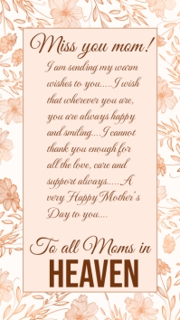 Mother's Day Template Instagram Story