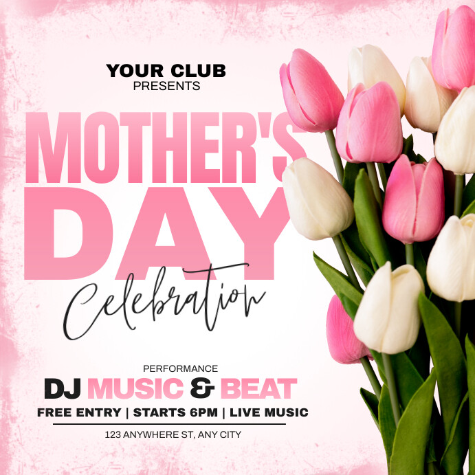mother's day template Wpis na Instagrama