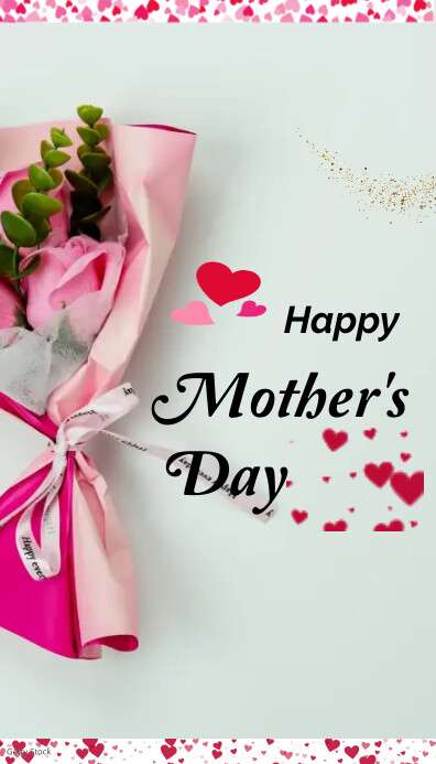 Mother's day template Wizytówka