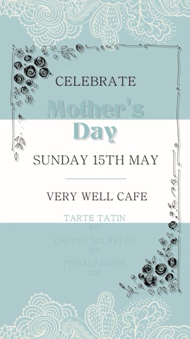 Mother's Day Video Ekran reklamowy (9:16) template