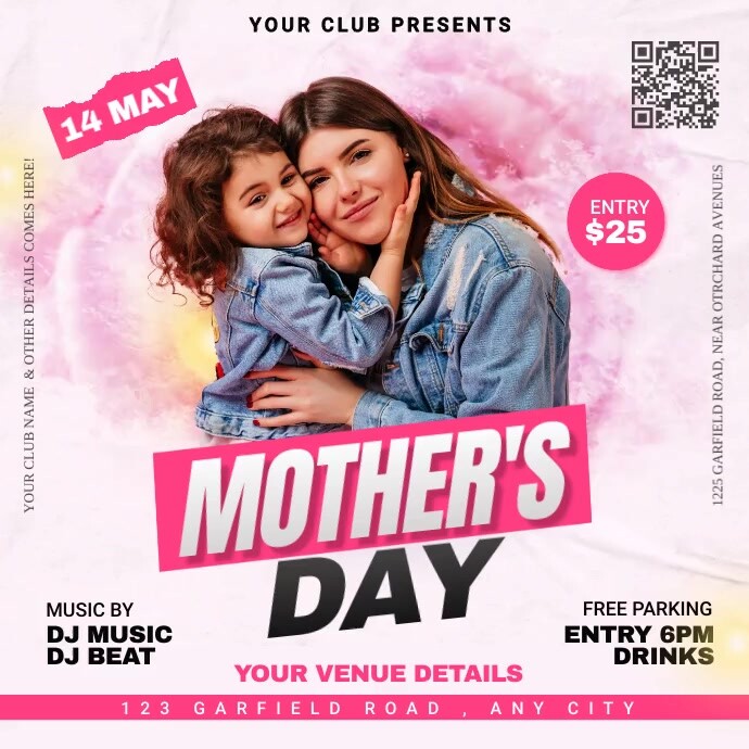 mother's day video template Wpis na Instagrama