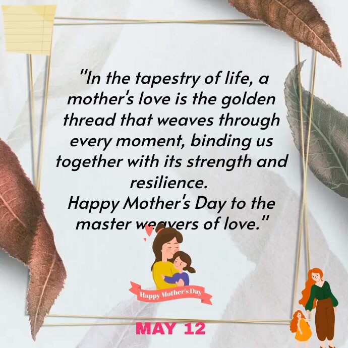 Mother's quotes Template | PosterMyWall
