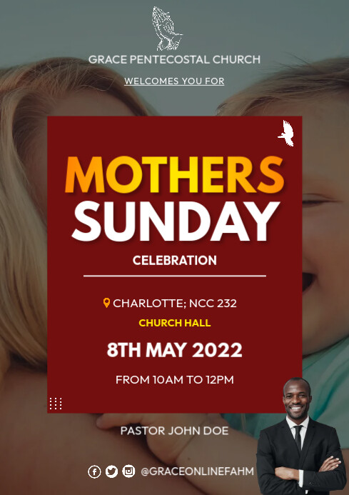 mother's sunday Template | PosterMyWall