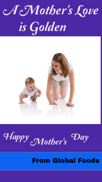 Mother and child WhatsApp 状态 template