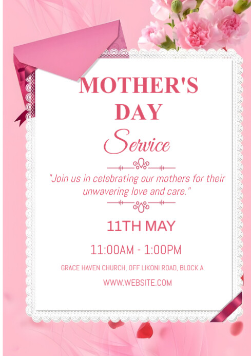 Mother Day A4 Template | PosterMyWall