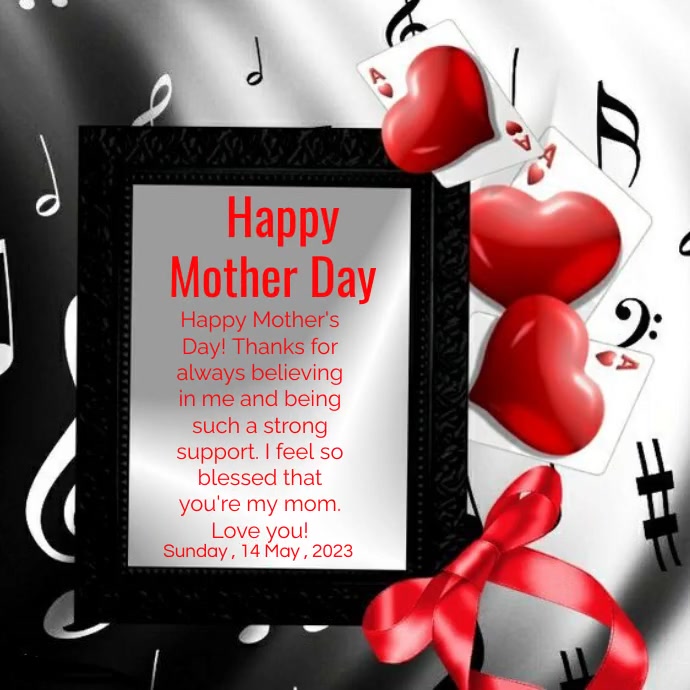 mother day cards mother day greetings mother Instagram Post template