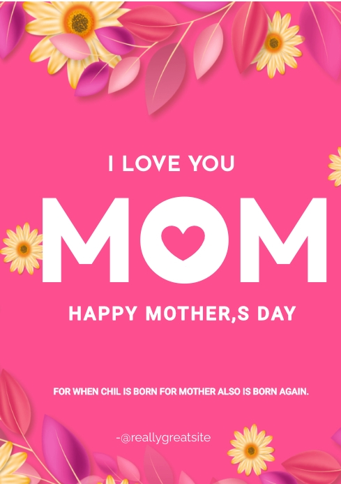 Mother Day Template PosterMyWall