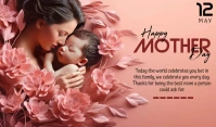 Mother day Tag template