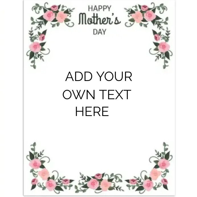 Mother S Day Template For Kids Mother S Day Template For Kids