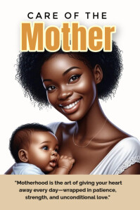 Mother Poster template