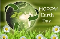 Mother Earth Day Label template