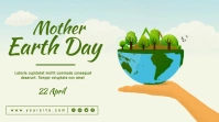 Mother Earth Day Twitter Post Design template