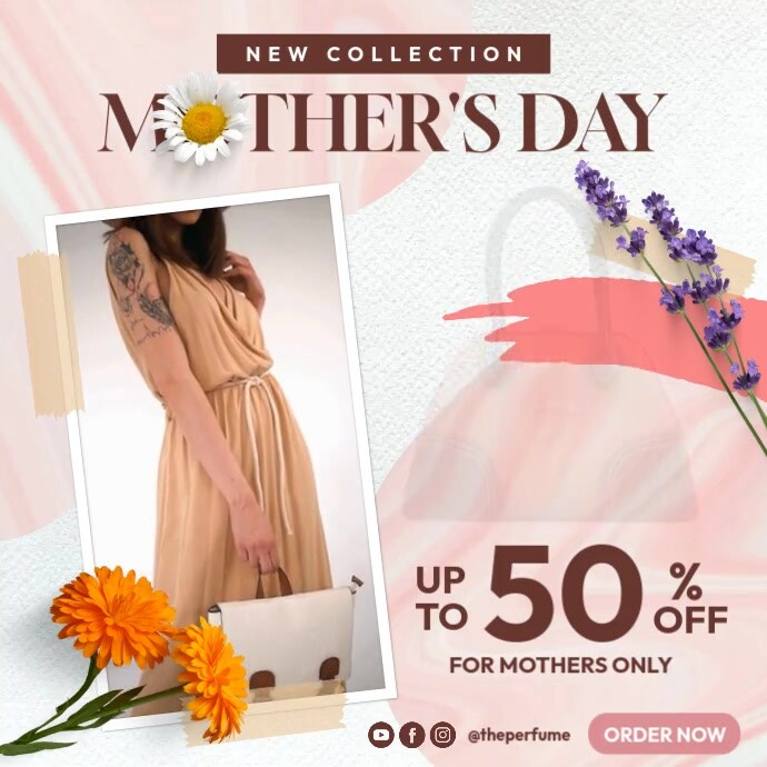 Mothers Bag Sale Publicação no Instagram template