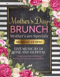 mothers day brunch Flyer (US Letter) template