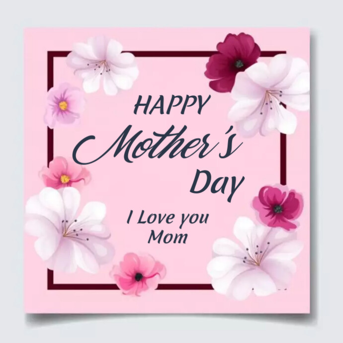 Mothers day card,mother's day,mothers day wis Logo template