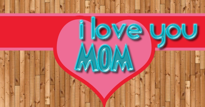 mothers day card Gedeelde afbeelding op Facebook template