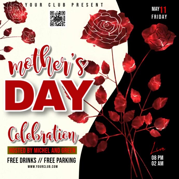 mothers day celebration Instagram Post template