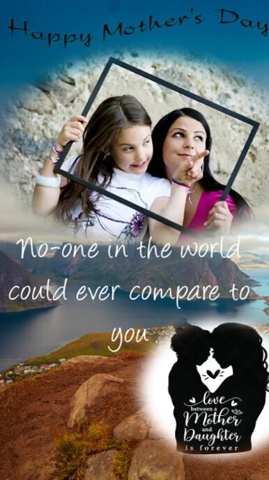 Mothers day WhatsApp Status template