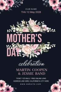 Mothers Day Illustration Pinterest template