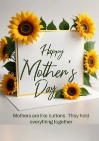 mothers day A4 template