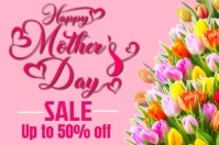 Mothers day Этикетка template
