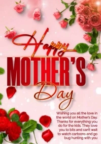 mothers day A3 template