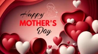 Mothers Day งานแสดงผลงานแบบดิจิทัล (16:9) template