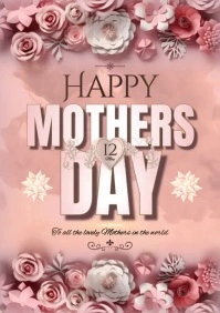 mothers day A4 template