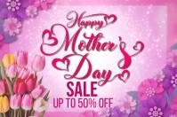 Mothers day Etiqueta template