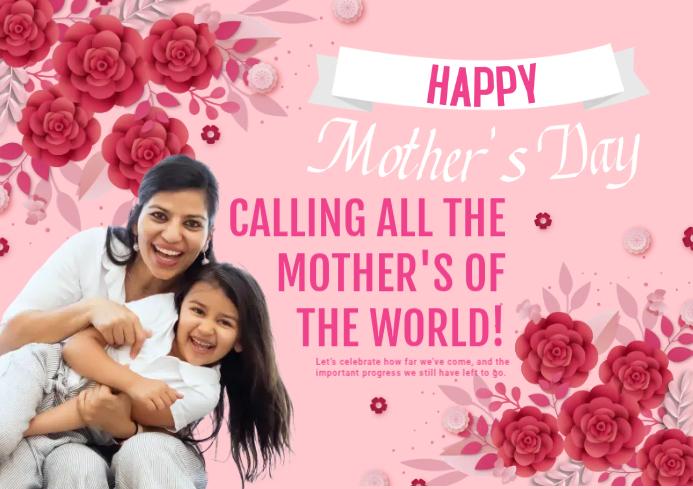 Mothers Day Event A4 template