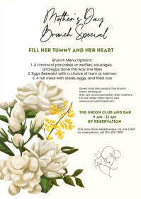 Mothers Day Flyer A4 template
