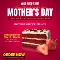 Mothers Day Food Menu Instagram 帖子 template