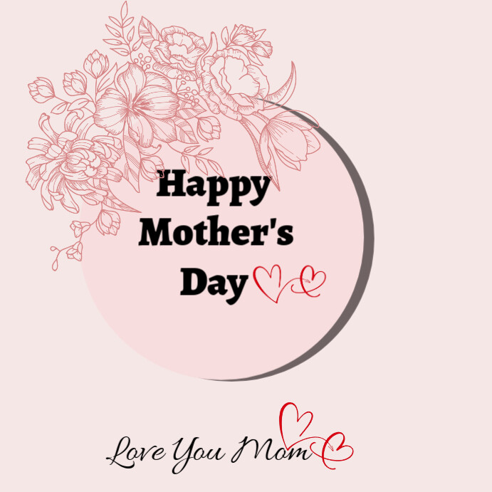 mothers day mothers day cards Publicação no Instagram template