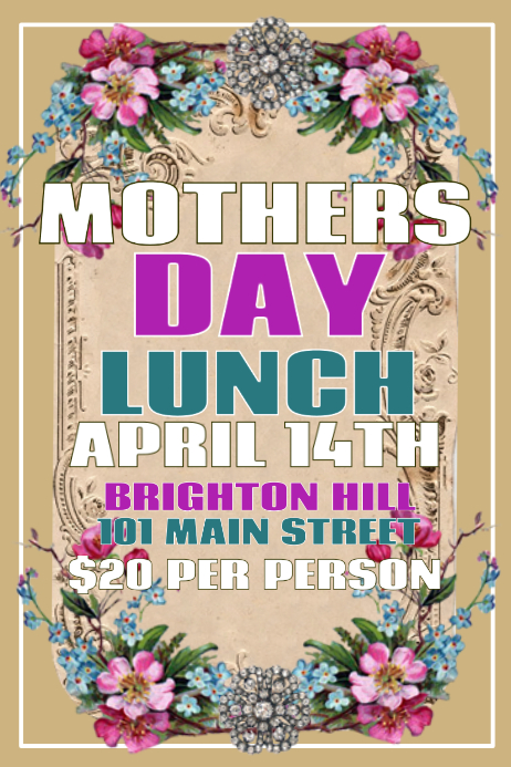 Copy of Mothers Day | PosterMyWall