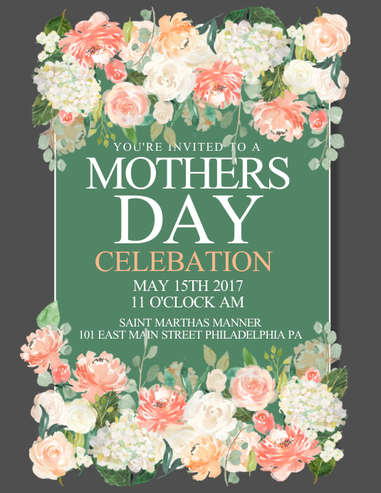 Mothers Day Template PosterMyWall