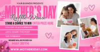 Mothers Day Raffle Draw Facebook 共享图片 template
