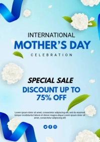 Mothers Day Sale A3 template