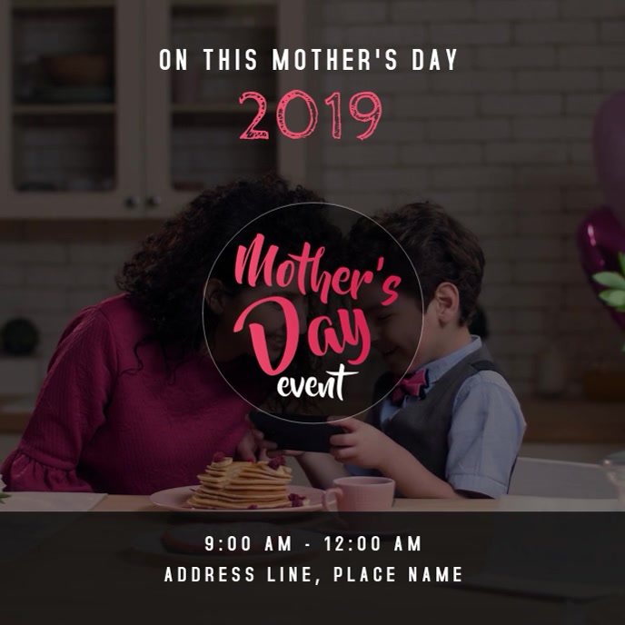 Mothers Day Video Album Omslag template