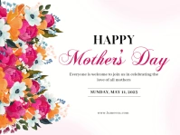 Mothers Day Yard Sign Template