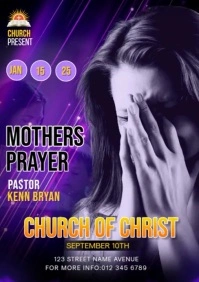 Mothers Prayer A4 template