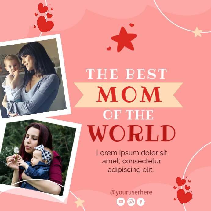 Mother´s Day Instagram Post Template